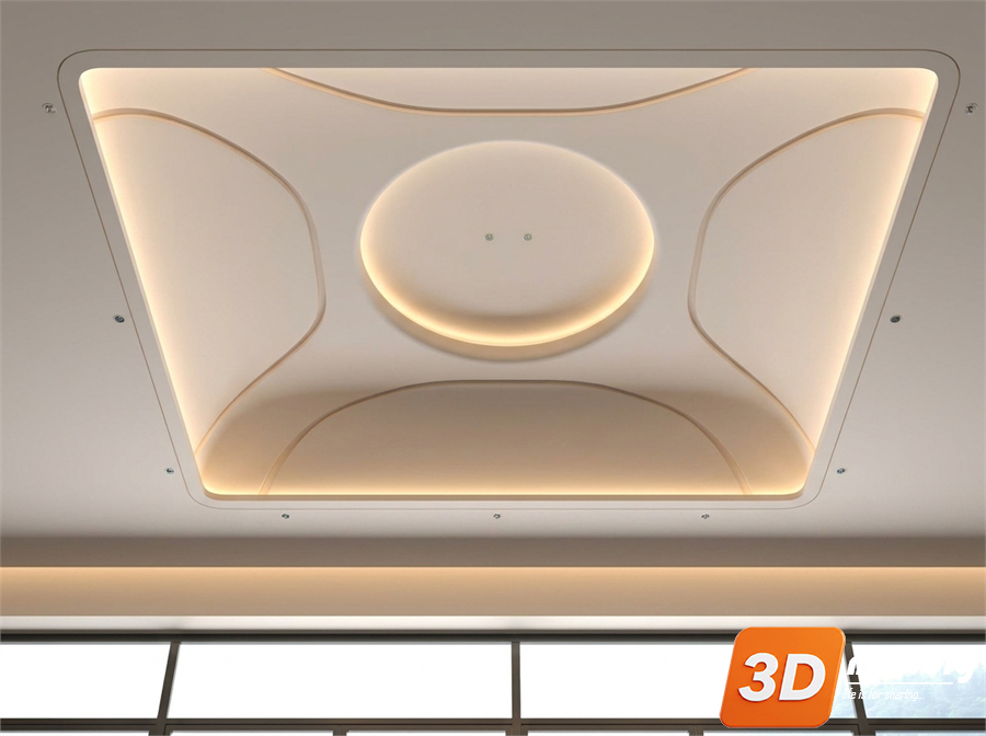 Ceiling Decoration Skp Files